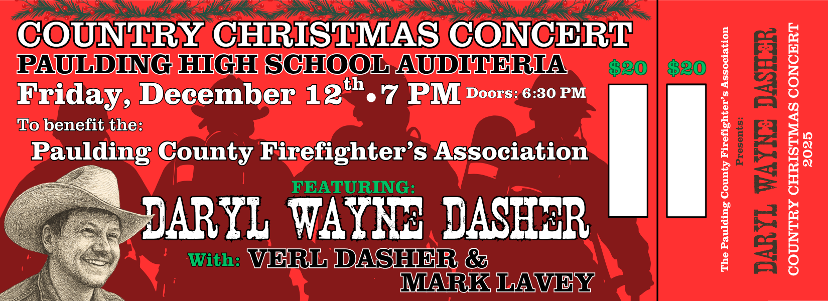 DASHER CHRISTMAS SPECIAL (Benefiting the Paulding County Firefighters' Association)