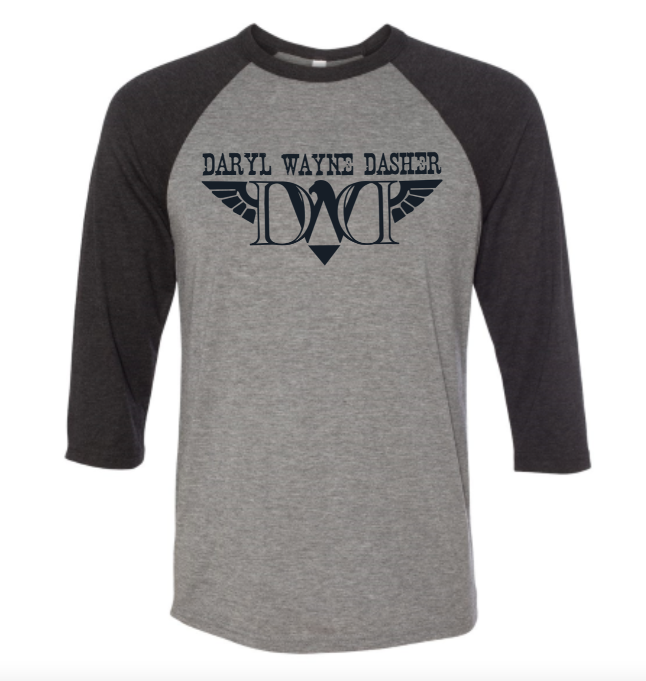 Daryl Wayne Dasher Men's 3/4 Sleeve Raglan Shirt